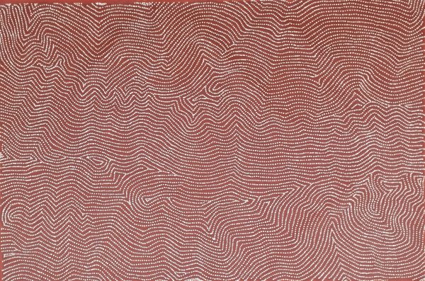 Aboriginal Art Tingari Dreaming 2005 183cm by 121cm Acrylic paint on Belgium linen