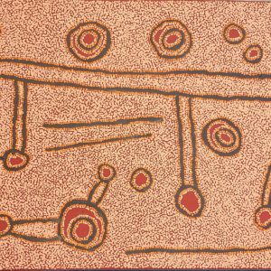 Aboriginal-Art Ngalyipi Dreaming at Mina Mina 2019 121cm 60cm