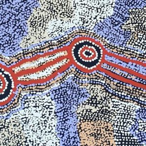 Aboriginal Art Ngalyipi Dreaming at Mina Mina 2019 122cm by 30cm
