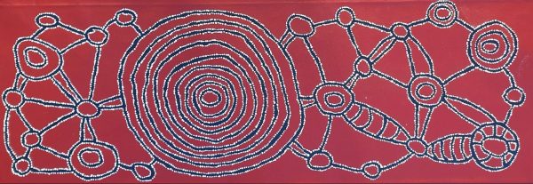 Aboriginal Art Ngalyipi Dreaming at Mina Mina 2019 152cm by 51cm