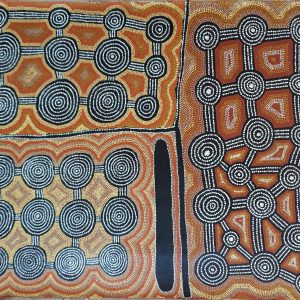 Aboriginal Art Tingari at Warilutjana 2009 152cm by 121cm
